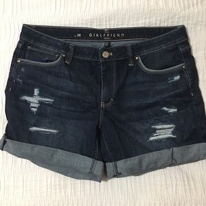 White house black market girlfriend shorts size 10